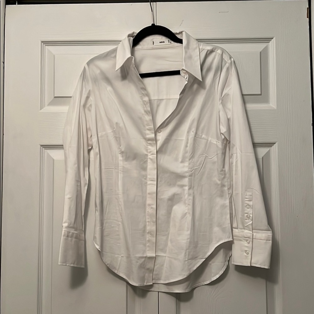 White button down
